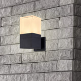 VONN 10" Modern VOW1770BL 5-Watt ETL Certified Integrated LED Outdoor Wall Sconce in Matte Black