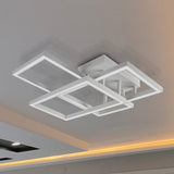 Radium VRCF49103WH 28" Integrated LED ETL Certified Ceiling Lighting Rectangular Semi Flush in White