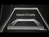 Atria Duo VMC31710AL 29" Integrated LED ETL Certified Chandelier, Height Adjustable Silver Pendant