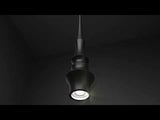 Polaris VMP26610BL 5" ETL Certified Integrated LED Height Adjustable Pendant Light in Black