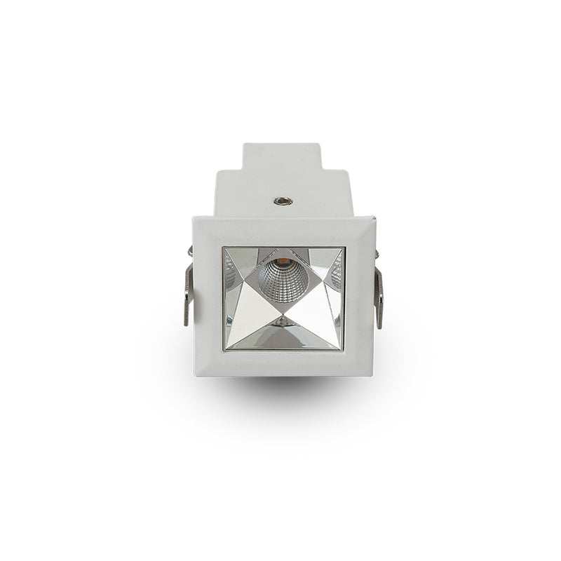 RUBIK VMDL000601A003WH 1.75" 1 LIGHT LED RECESSED DOWNLIGHT W/TRIM ETL CERTIFIED, COMMERCIAL GRADE, White