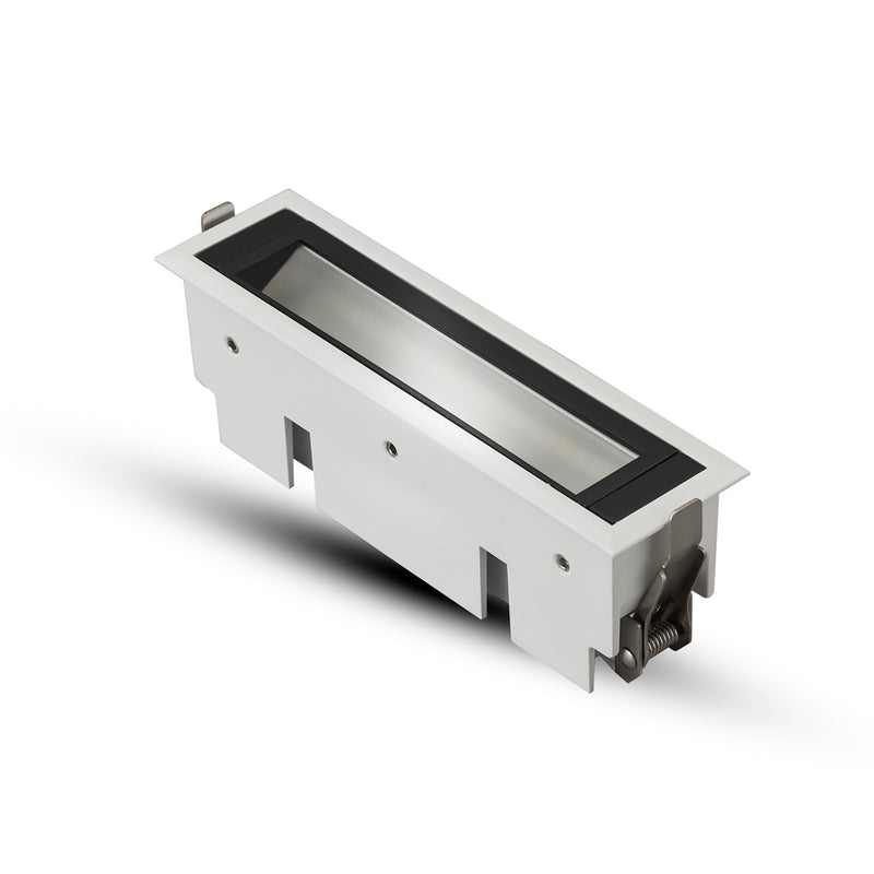SLICE VMDL000605E012WH 6.5" 1 LIGHT LED RECESSED WALL WASHER W/TRIM ETL CERTIFIED, COMMERCIAL GRADE, White