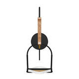 Artisan Ravenna VAW1231BL 8" Integrated LED ETL Certified Wall Sconce Light in Black