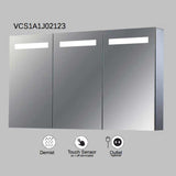 VONN VCS2A3J02123 Integrated LED Medicine Cabinet 48"W x 28"H x 4.75"D