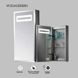 VONN VCS2A3S03201 Integrated LED Medicine Cabinet 19.5"W x 28"H x 4.75"D