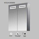 VONN VCS2A3S03202 Integrated LED Medicine Cabinet 24"W x 28"H x 4.75"D or 30"W x 28"H x 4.75"D