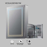 VONN VCS2A3S07401TW Tunable White Medicine Cabinet 19.5"W x 28"H x 4.75"D