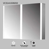 VONN VCS2A6S09202 Integrated LED Medicine Cabinet 24"W x 28"H x 5"D
