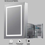 VONN VCS2A3S79201 Integrated LED Medicine Cabinet 19.5"W x 28"H x 4.75"D
