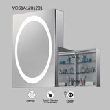VONN VCS2A3Z01201 Integrated LED Medicine Cabinet 19.5"W x 28"H x 4.75"D