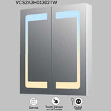 VONN VCS2A3H01302TW Tunable White Medicine Cabinet 24"W x 28"H x 4.75"D or 30"W x 28"H x 4.75"D